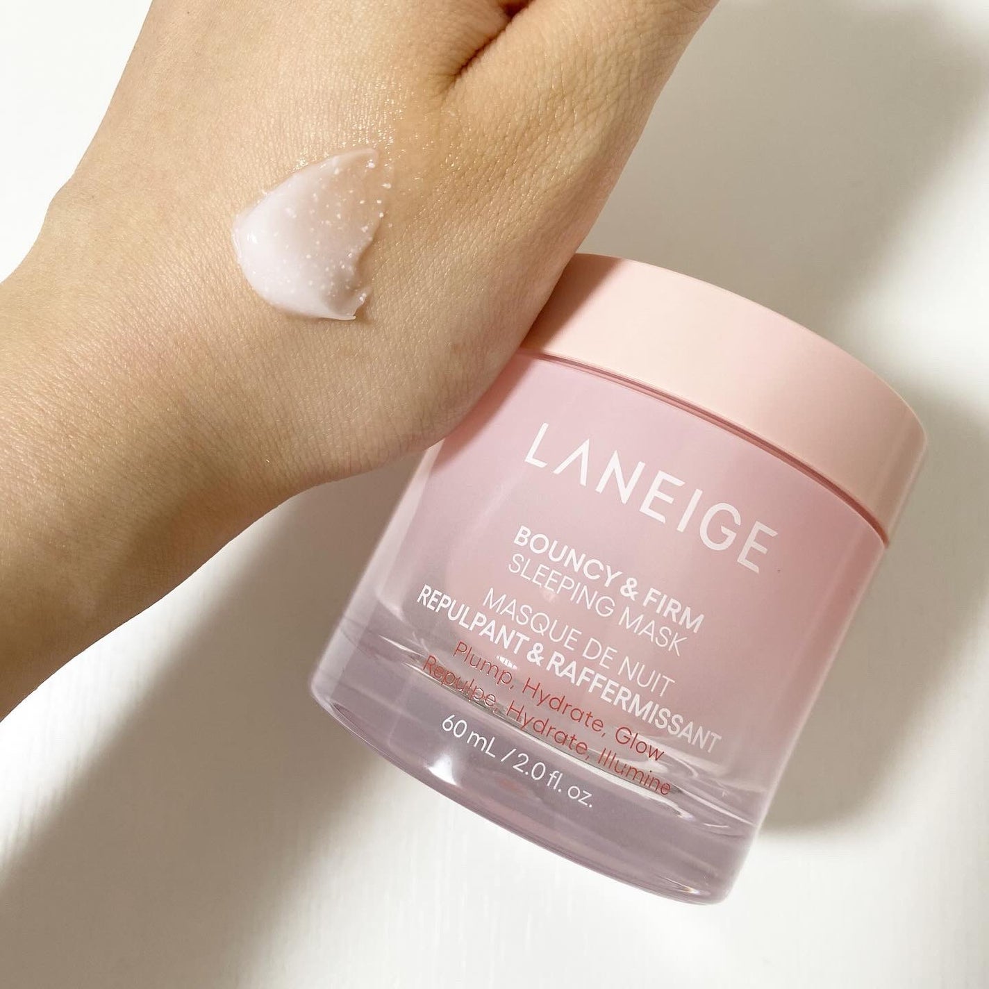 バウンシースリーピングマスク/LANEIGE/フェイスクリームを使ったクチコミ(3枚目)