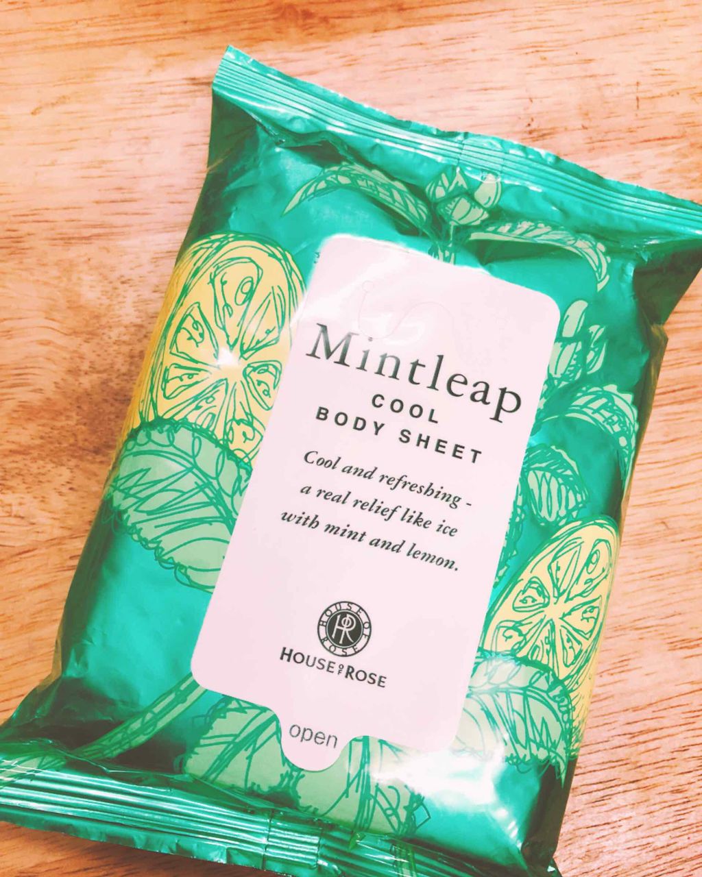 ミントリープ クール ボディシート/ハウス オブ ローゼ/ボディシートを使ったクチコミ（1枚目）