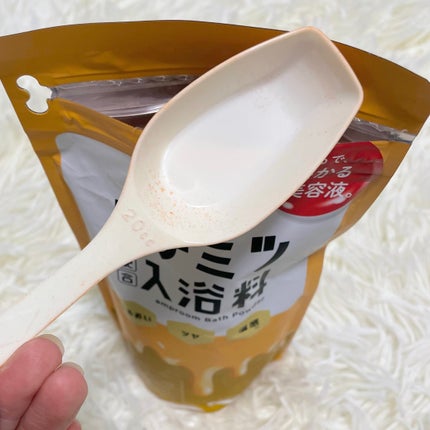 ハチミツ配合入浴料/amproom/保湿系入浴剤を使ったクチコミ(4枚目)