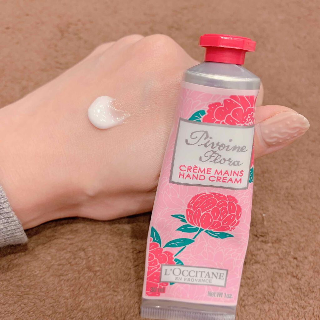 ピオニー フェアリーハンドクリーム/L'OCCITANE/ハンドクリームを使ったクチコミ（3枚目）
