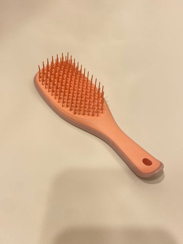 タングルティーザー ザ・アルティメットディタングラー ミニ ピーチフロスト/TANGLE TEEZER/ヘアブラシを使ったクチコミ（1枚目）