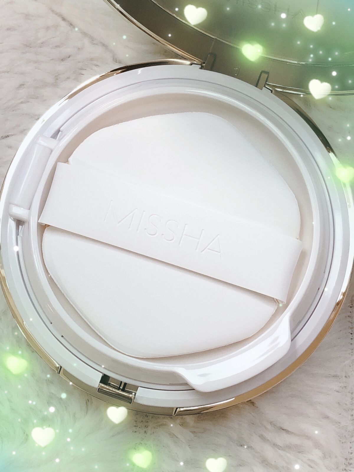 グロウ クッション ライト ＜ライトタイプ＞/MISSHA/クッションファンデーションを使ったクチコミ（2枚目）