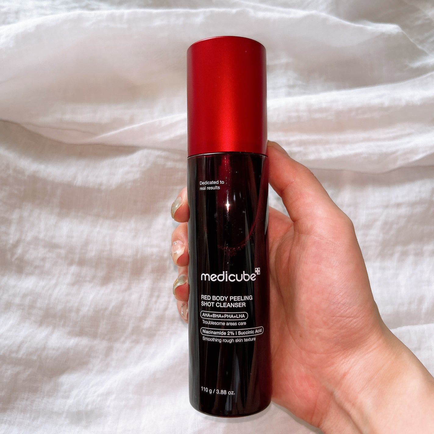 レッドアクネ ボディピーリングショット/MEDICUBE/ピーリングを使ったクチコミ(5枚目)