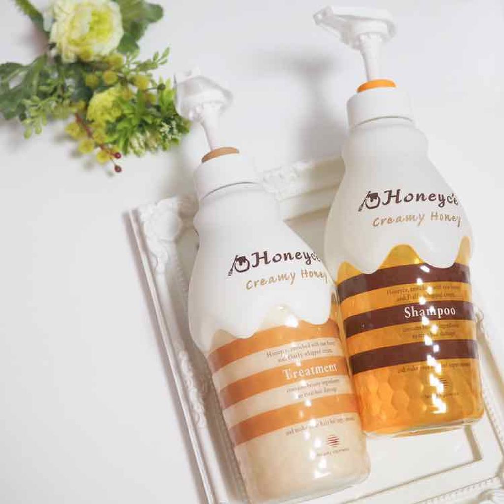 クリーミーハニー シャンプー/トリートメント/ハニーチェ/市販シャンプーを使ったクチコミ（3枚目）