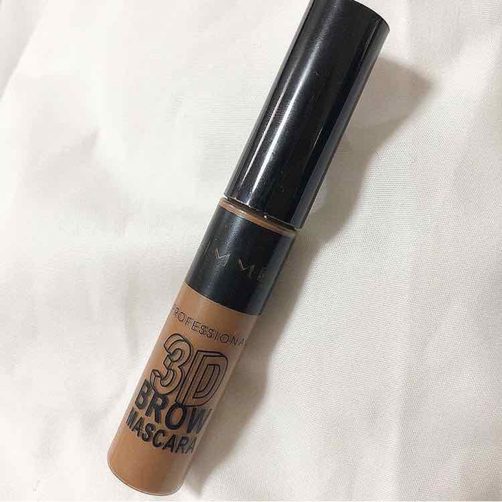プロフェッショナル 3Dブロウ マスカラ/リンメル ロンドン/眉マスカラを使ったクチコミ（1枚目）