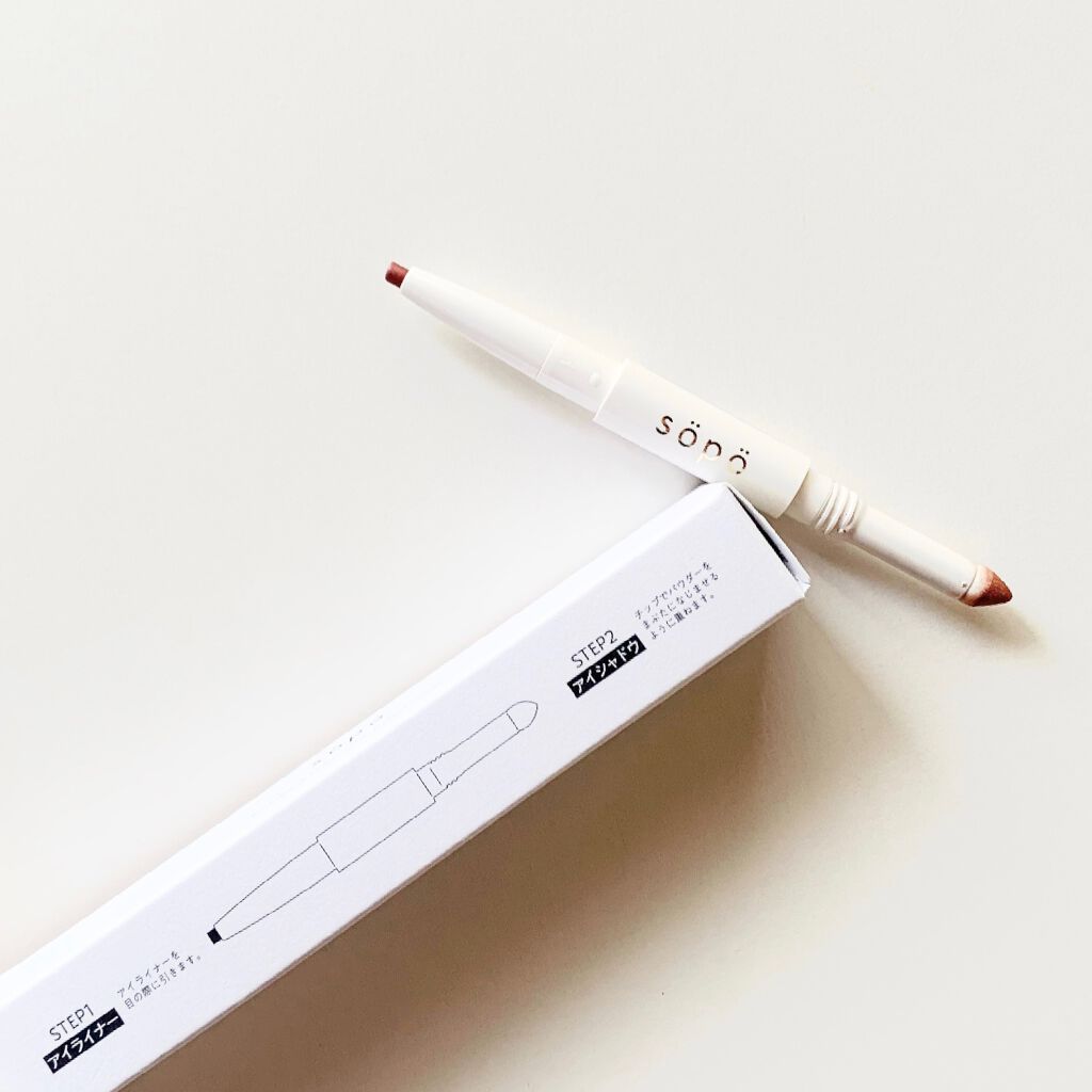 パウダー&ライナー/sopo/スティックアイシャドウを使ったクチコミ（2枚目）