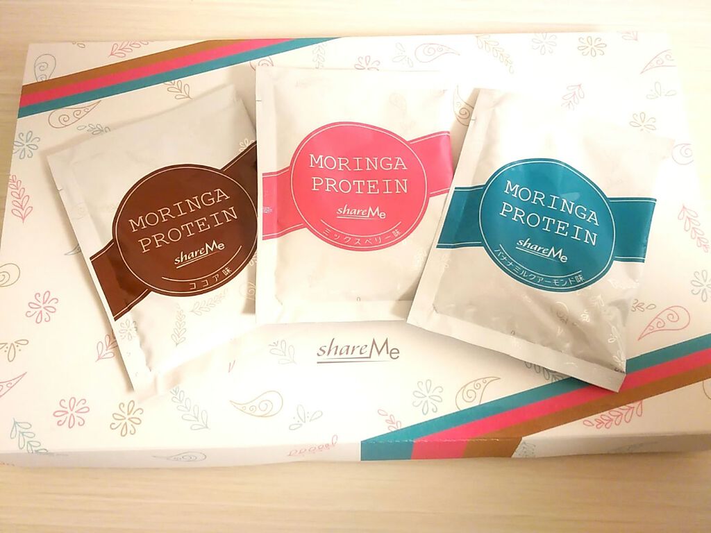shareMe モリンガプロテインのクチコミ「プロテインが苦手な人にもオススメの飲みやすいプロテイン
【MORINGA PROTEIN】

.....」（1枚目）