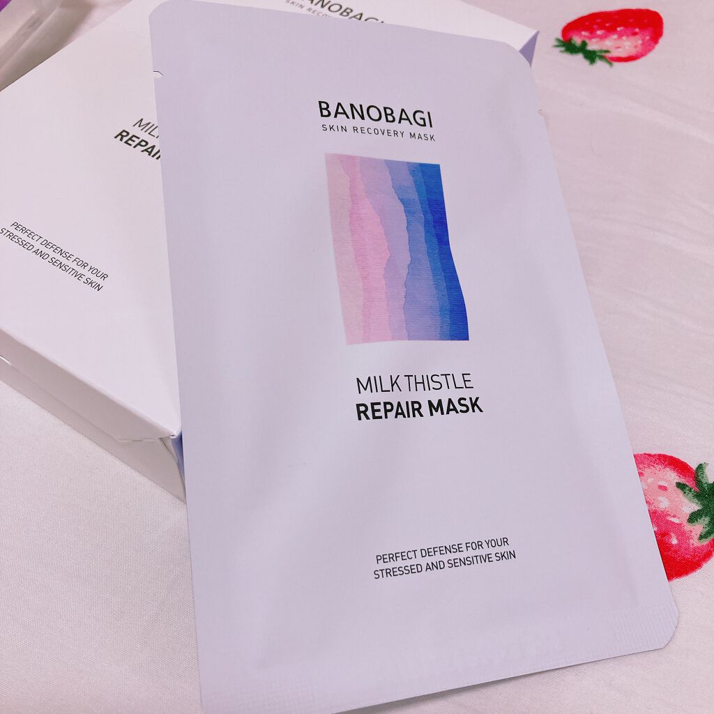 ミルクシスル リペアマスク/BANOBAGI/シートマスク・パックを使ったクチコミ（3枚目）