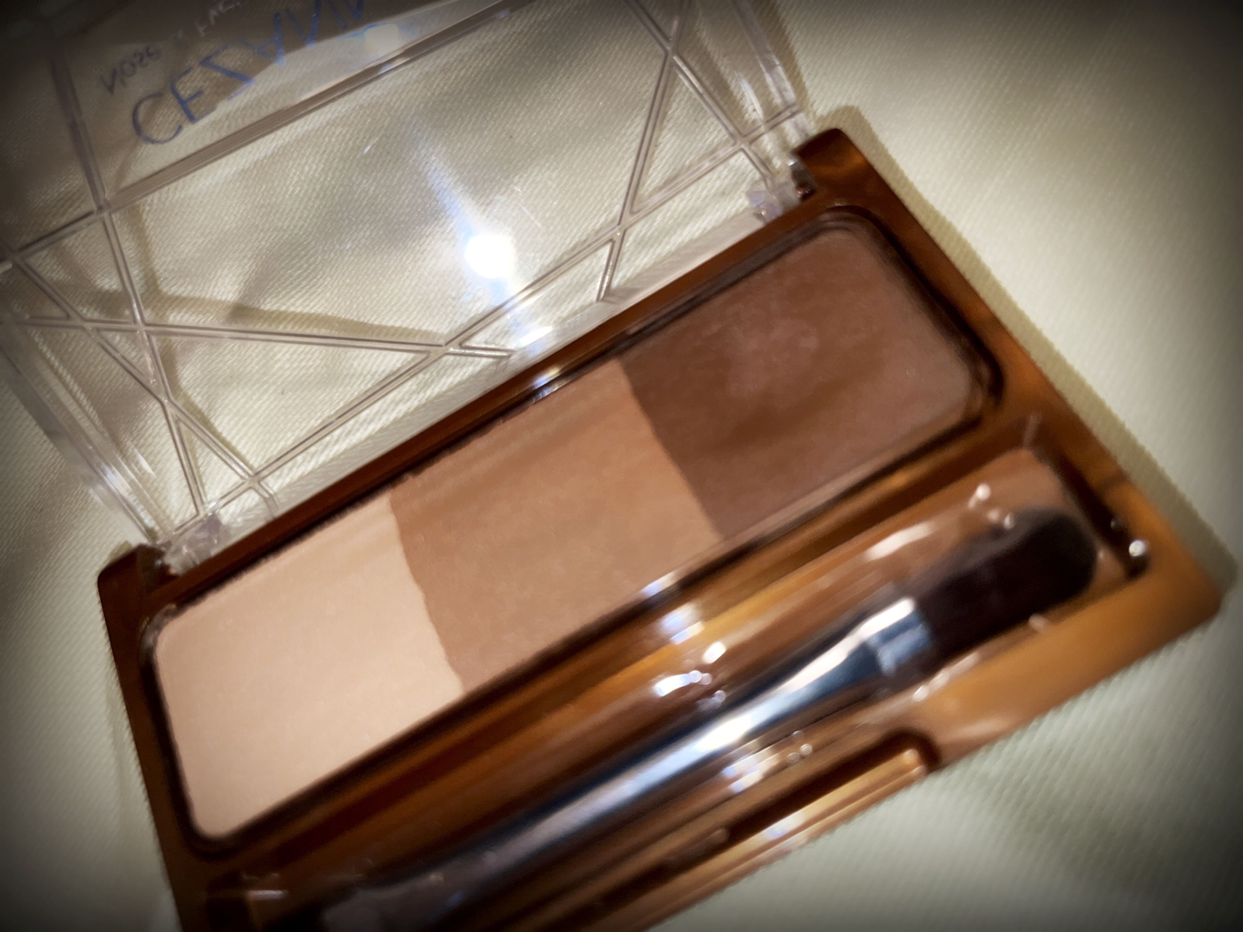 ノーズ＆アイブロウパウダー/CEZANNE/パウダーアイブロウを使ったクチコミ（1枚目）