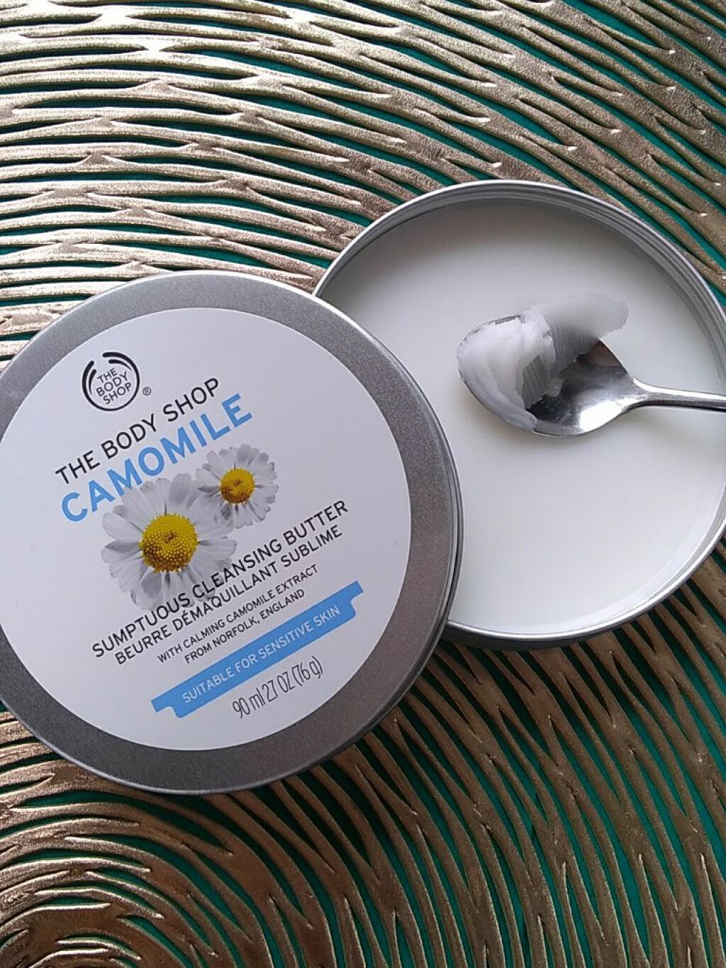 カモマイル サンプチュアス クレンジングバター/THE BODY SHOP/クレンジングバームを使ったクチコミ(2枚目)