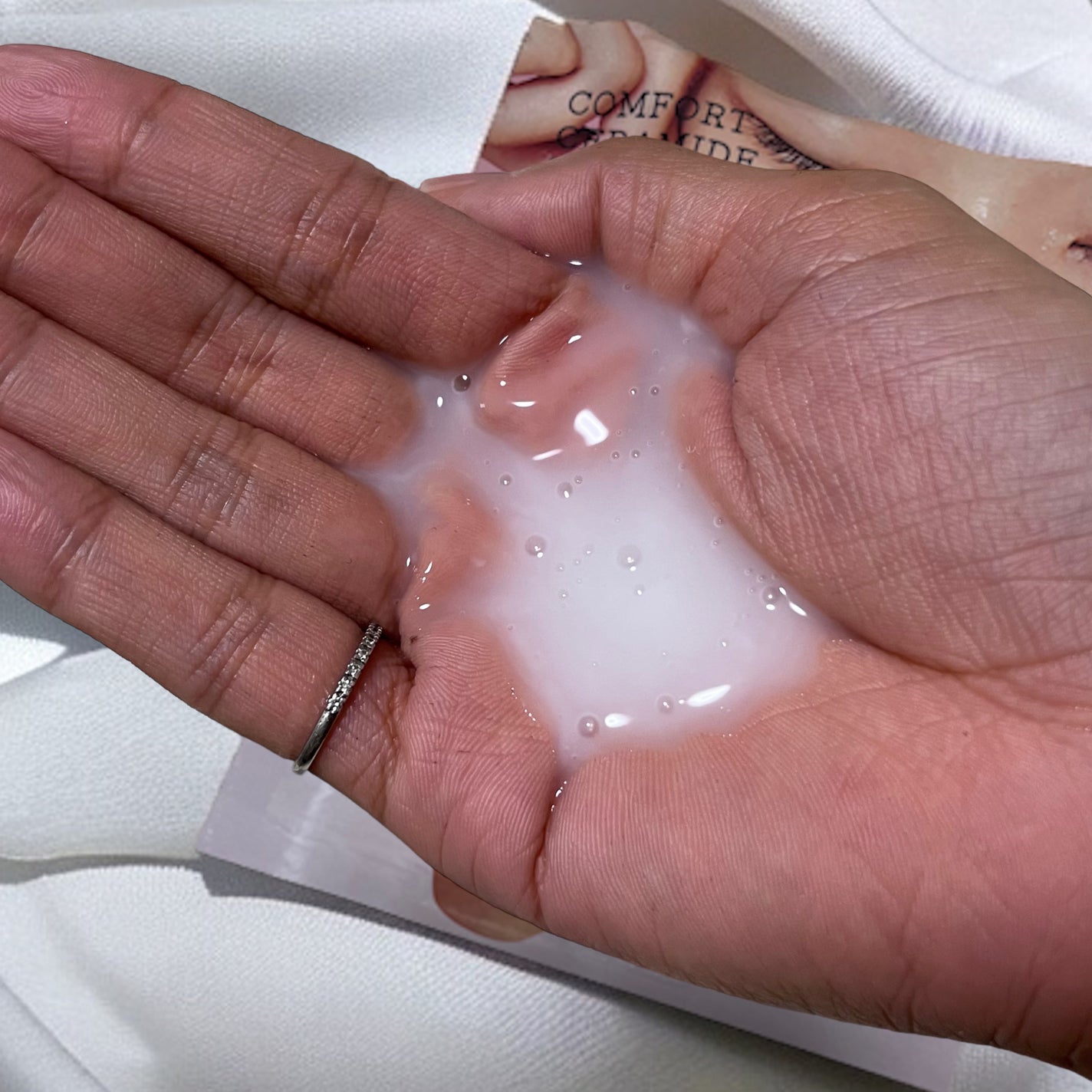 バランシウムコンフォートセラミードソフトクリームシートマスク /COSRX/シートマスク・パックを使ったクチコミ(3枚目)