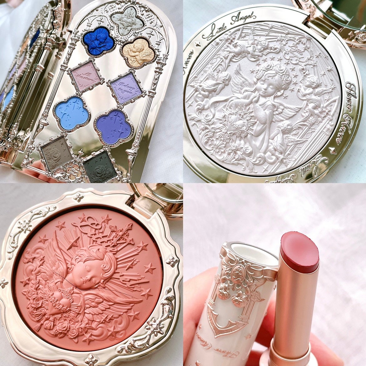 フラワーノーズ リトルエンジェルコレクション 9色アイシャドウパレット/FlowerKnows/アイシャドウパレットを使ったクチコミ(2枚目)