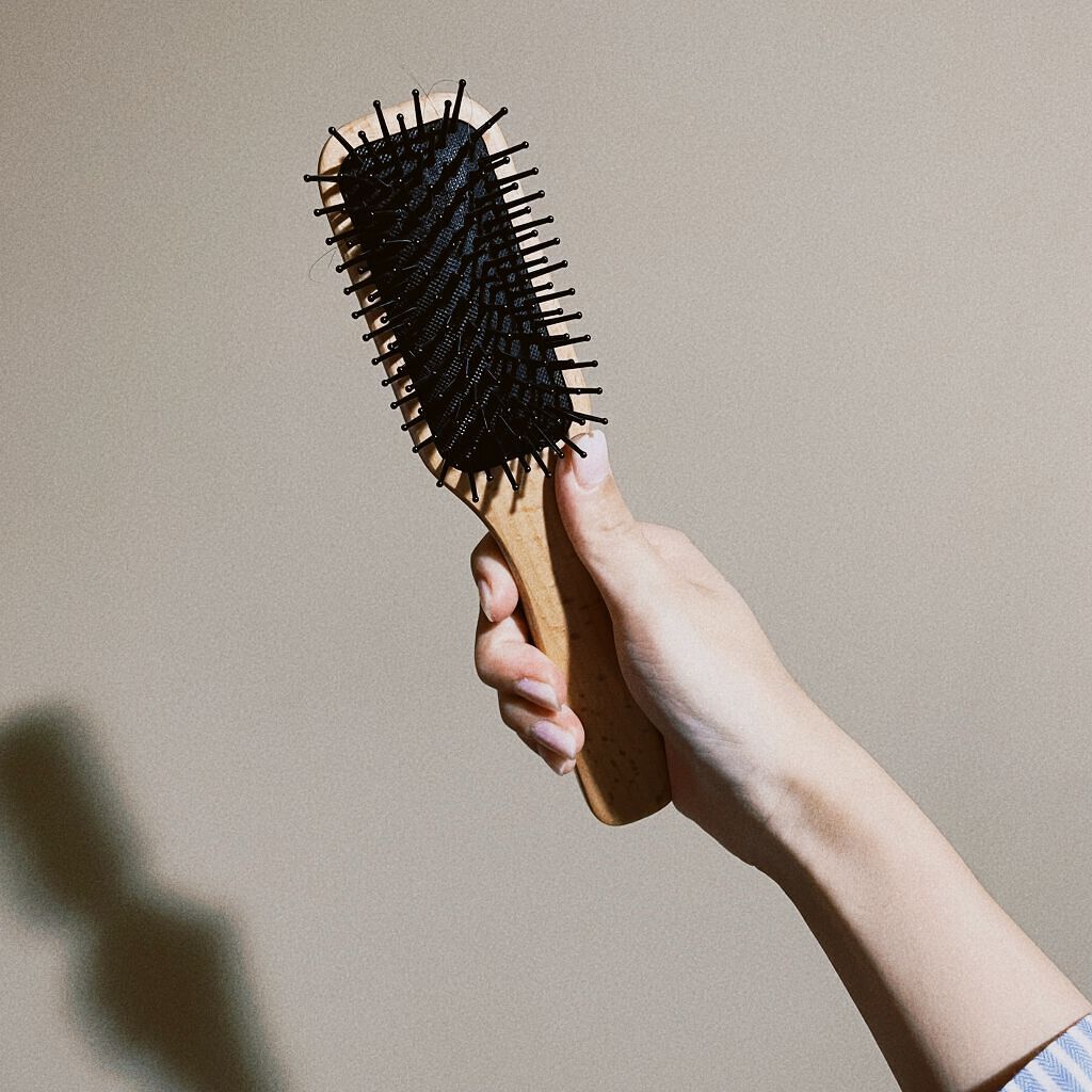 ブナ材頭皮ケアブラシ/無印良品/ヘアブラシを使ったクチコミ（2枚目）