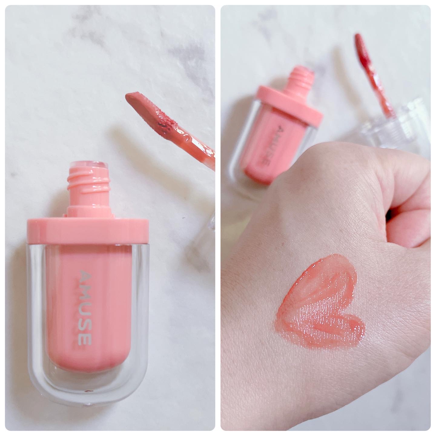 ジェルフィットティント/AMUSE/リップティントを使ったクチコミ（3枚目）