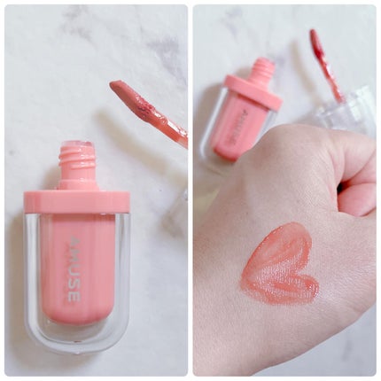 ジェルフィットティント/AMUSE/リップティントを使ったクチコミ(3枚目)