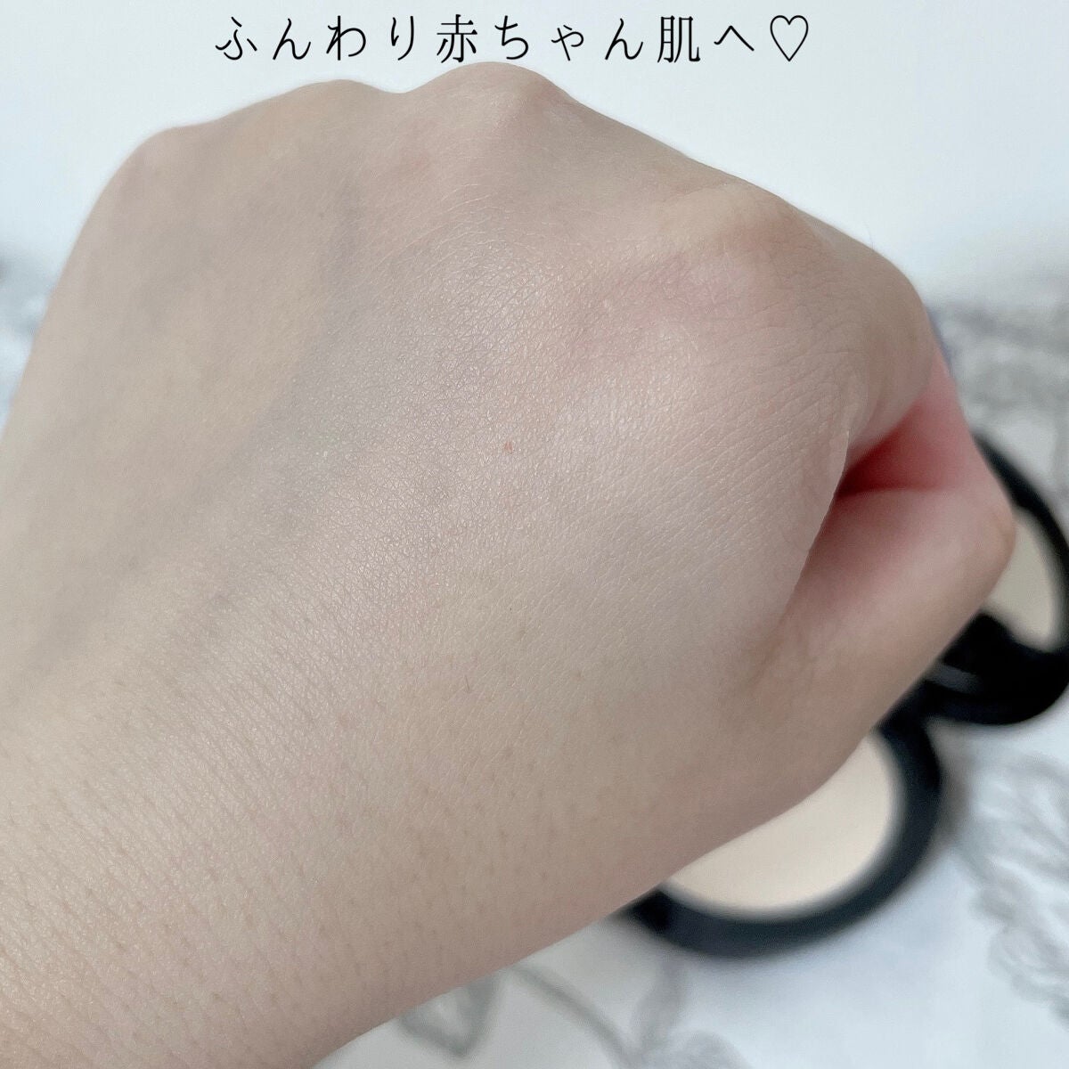 ブラーパウダーパクト/ABOUT TONE/プレストパウダーを使ったクチコミ(4枚目)