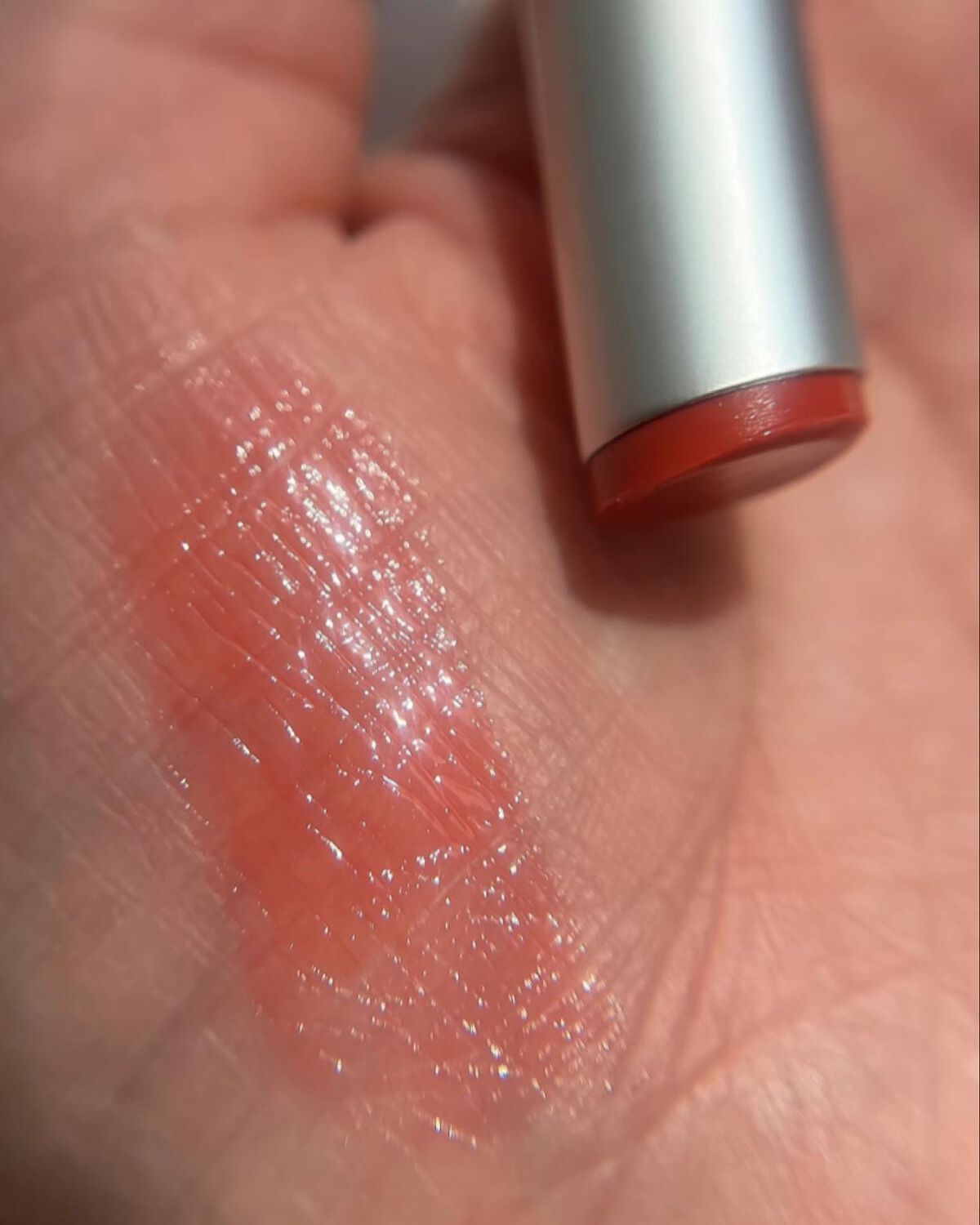 グラスティングメルティングバーム/rom&nd/リップバームを使ったクチコミ(4枚目)