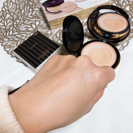 Rie_beauty on LIPS 「繊細で軽やかな密着カバーを実現するファンデーションビディボブメ..」(5枚目)