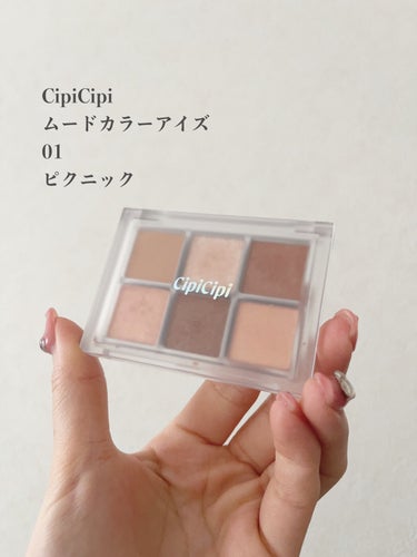 ムードカラーアイズ 01 ピクニック/CipiCipi/アイシャドウパレットを使ったクチコミ（2枚目）