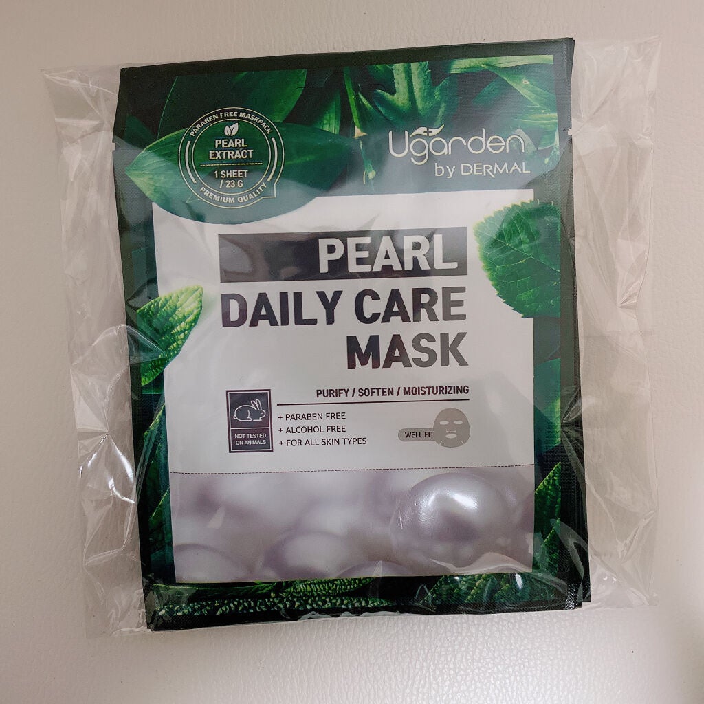 リアルグリーンティーマスクパック/ダーマルショップ/シートマスク・パックを使ったクチコミ(4枚目)