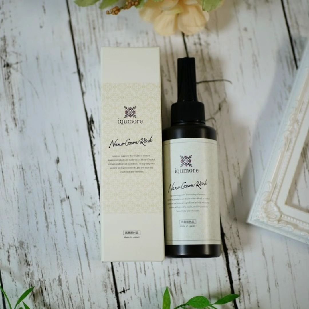 ナノグロウリッチ/iqumore/頭皮ローションを使ったクチコミ（1枚目）