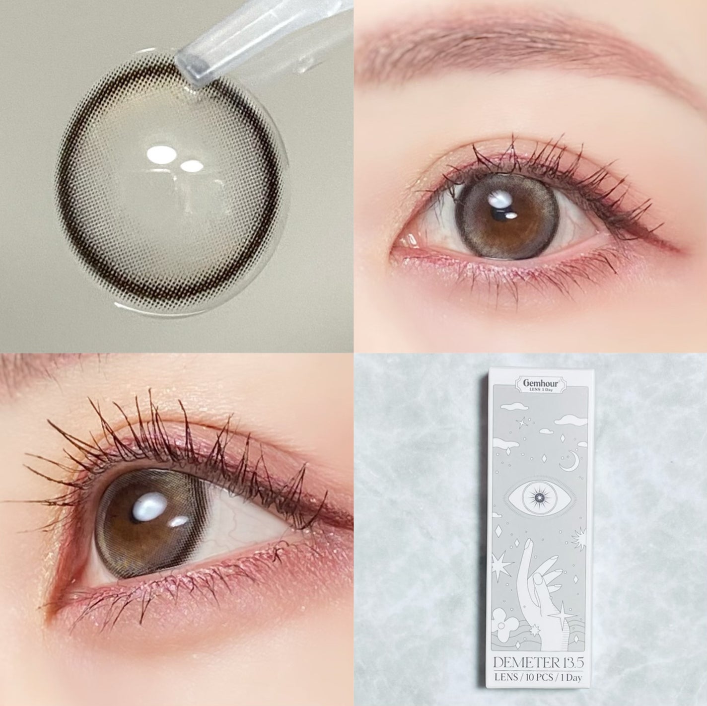 DEMETER/Gemhour lens/カラーコンタクトレンズを使ったクチコミ(1枚目)