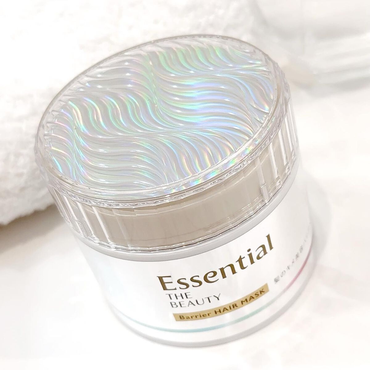 Essential THE BEAUTY 髪のキメ美容バリアヘアマスク/エッセンシャル/ヘアマスク・ヘアパックを使ったクチコミ(5枚目)