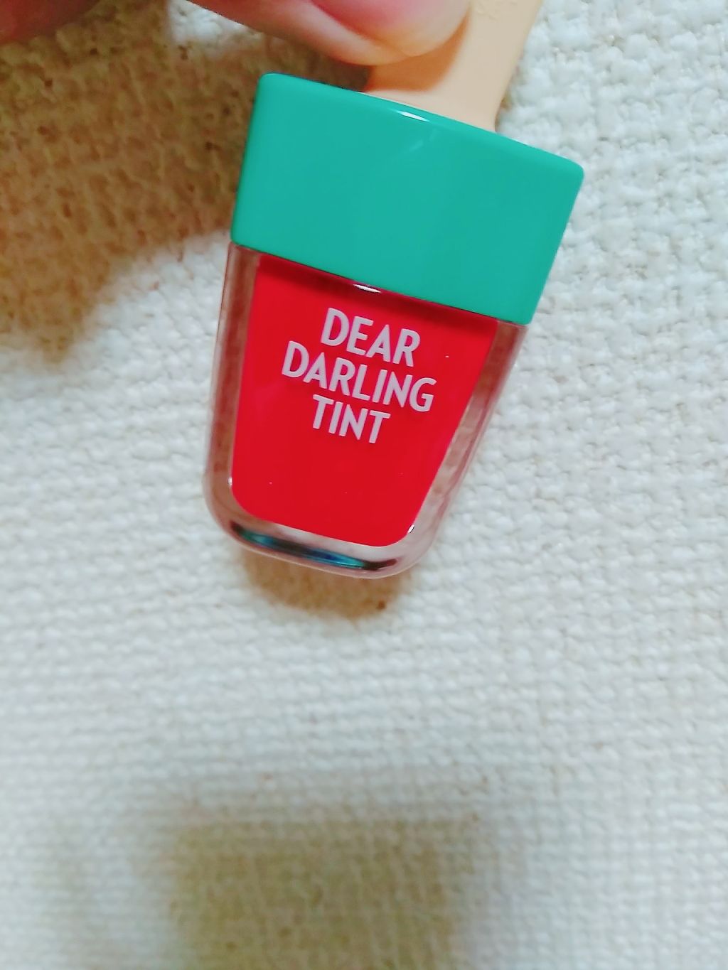 ディアダーリン ウォータージェルティント （アイスティント）/ETUDE/口紅を使ったクチコミ（1枚目）