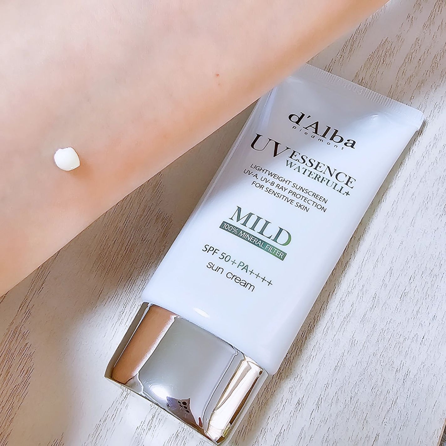 ウォータフルマイルドサンクリーム/ダルバ/日焼け止めクリームを使ったクチコミ(2枚目)