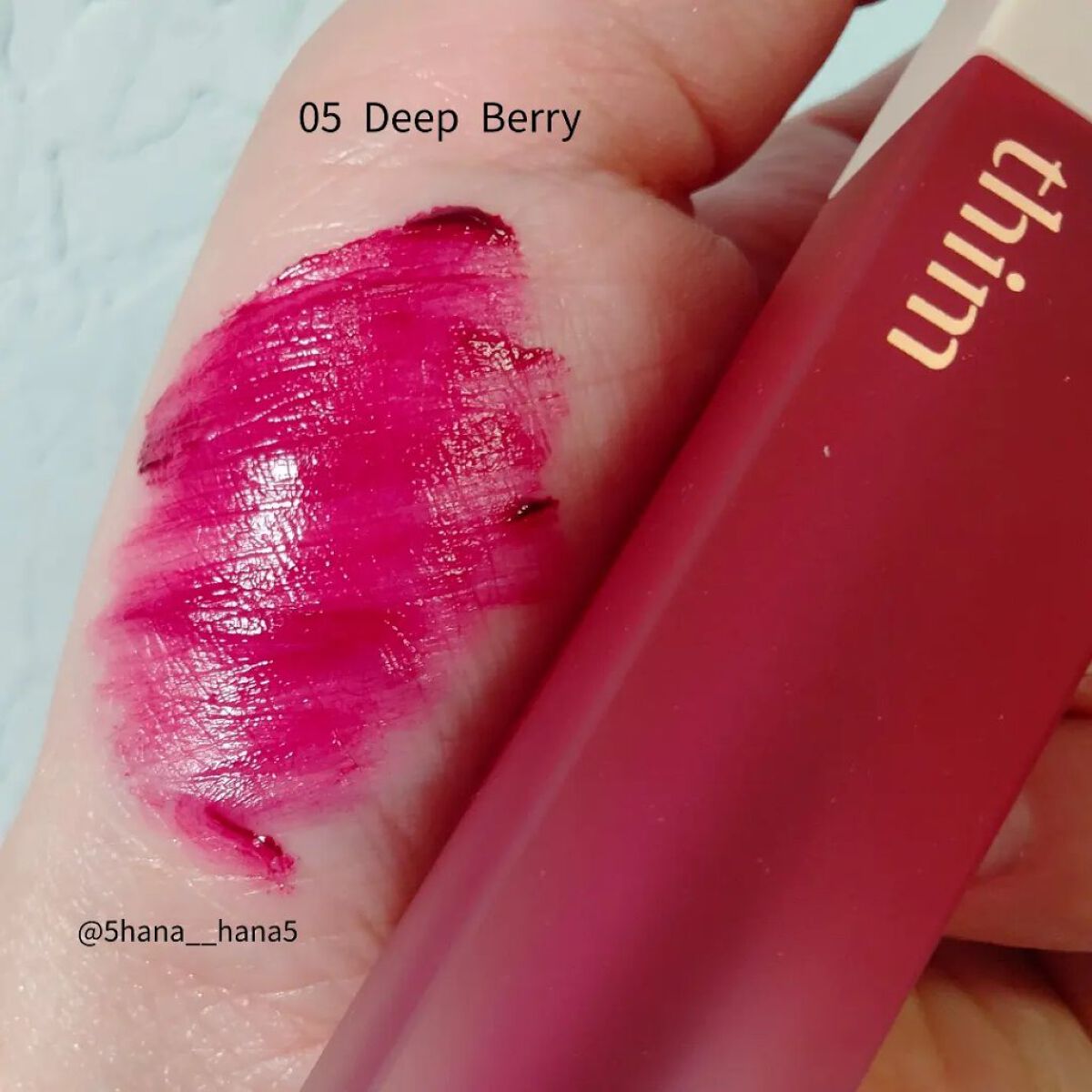 シアーマットリキッドリップ/thim/口紅を使ったクチコミ（3枚目）