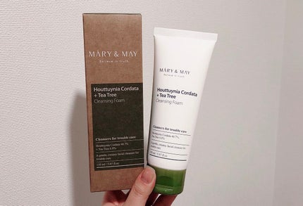 ドクダミティーツリー毛穴クレンジングフォーム/MARY&MAY/クレンジングクリームを使ったクチコミ(1枚目)