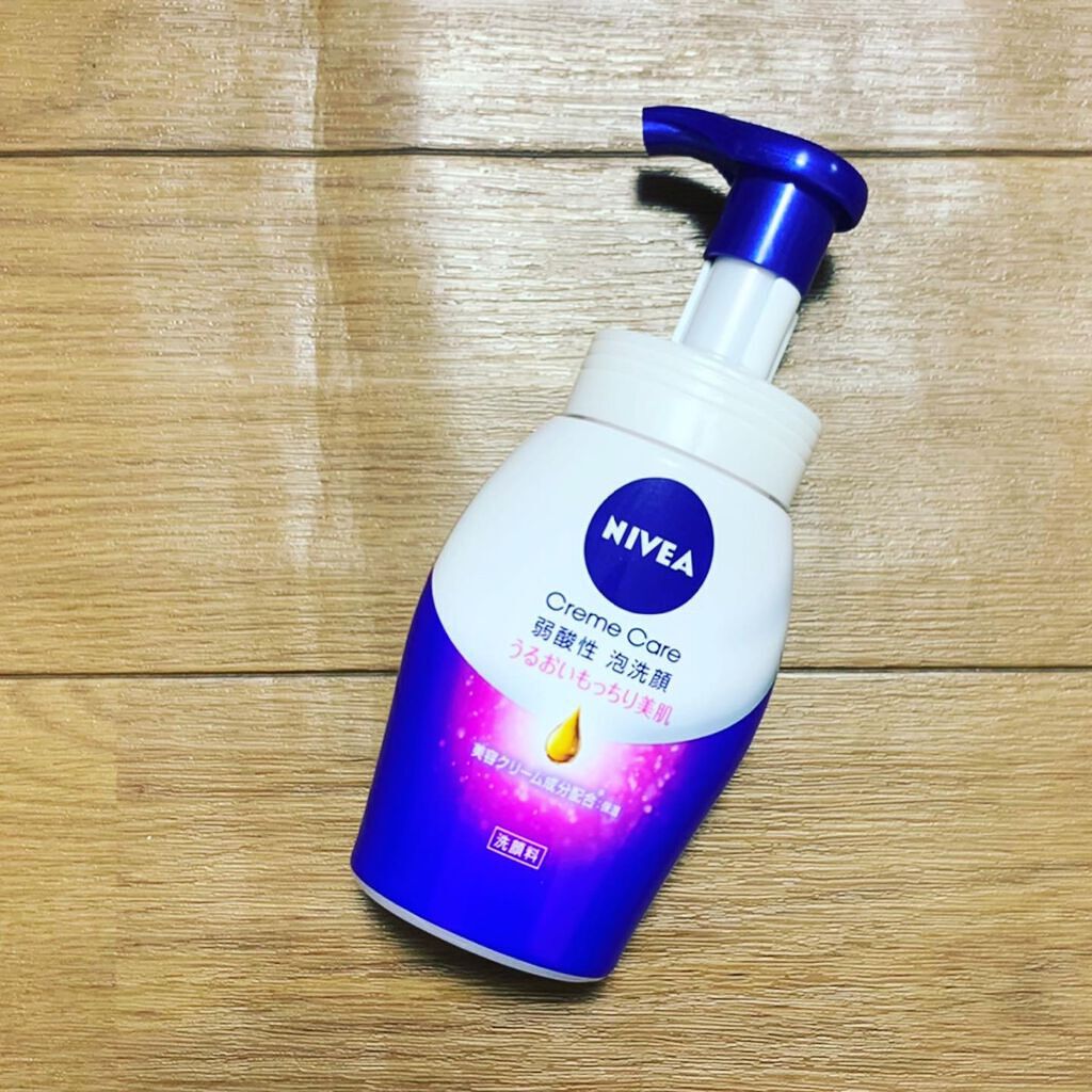 ニベア クリアビューティー弱酸性泡洗顔 もっちり美肌/ニベア/泡洗顔を使ったクチコミ(1枚目)