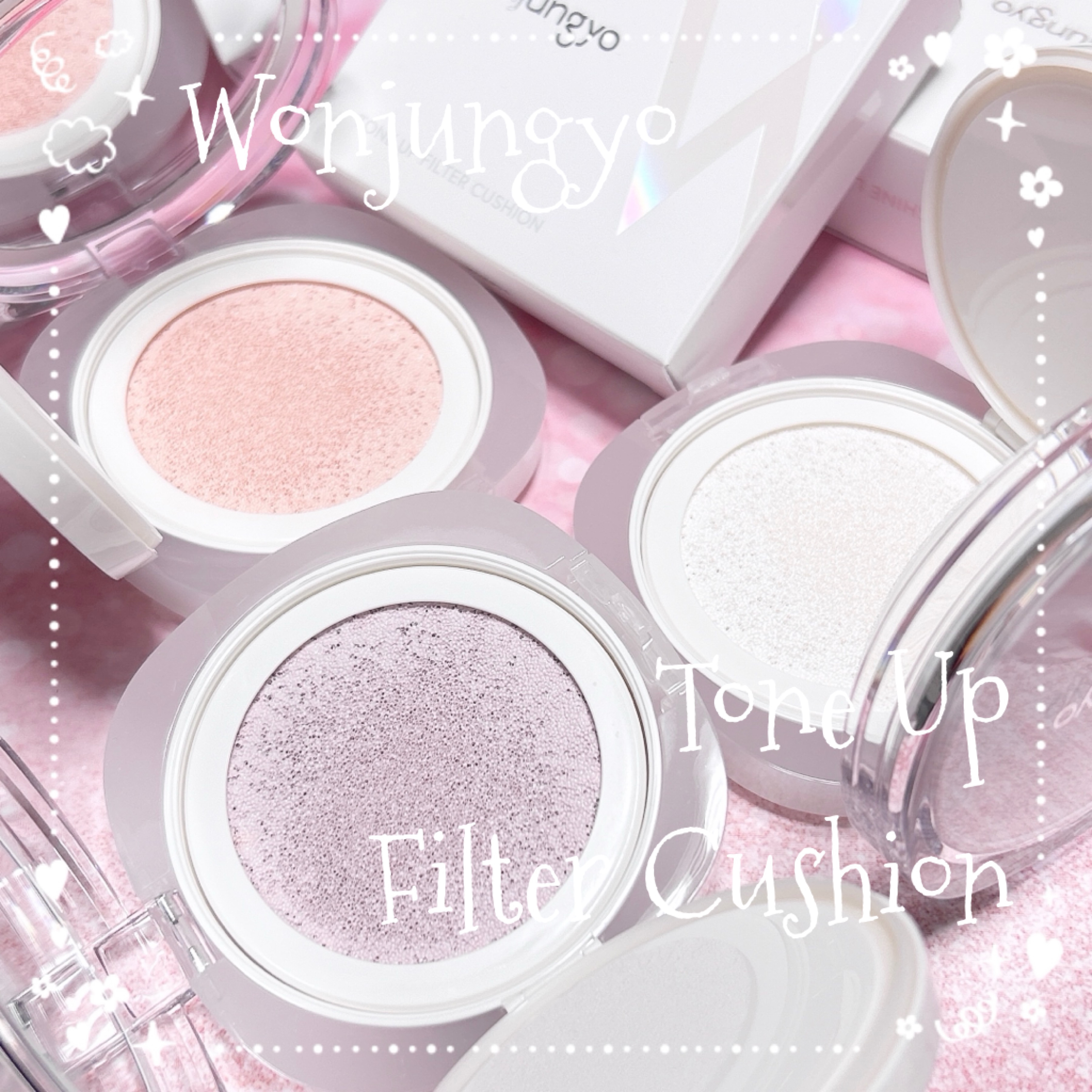 ウォンジョンヨ　トーンアップ　フィルタークッション/Wonjungyo/クッションファンデーションを使ったクチコミ（1枚目）
