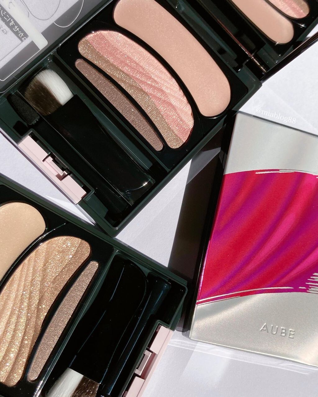 ブラシひと塗りシャドウN/オーブ/アイシャドウパレットを使ったクチコミ（1枚目）