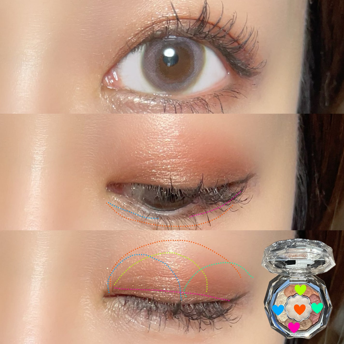 ジルスチュアート ブルームクチュール アイズ/JILL STUART/アイシャドウパレットを使ったクチコミ(2枚目)