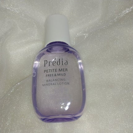 Prédia プティメール フリー&マイルド バランシング ミネラル ローションのクチコミ「プレディア プティメール フリー&マイルド バランシングミネラルローション
コロンとした透明容.....」(1枚目)