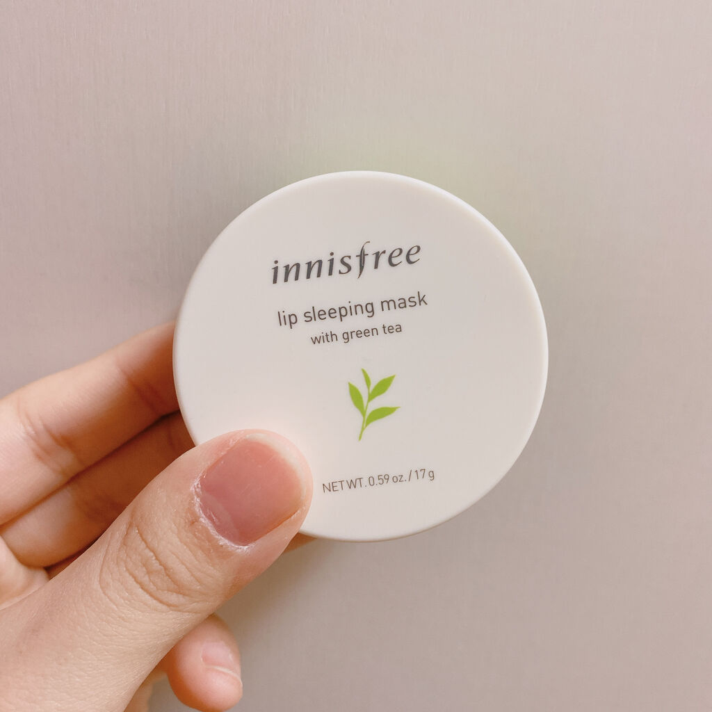 グリーンティー リップスリーピングマスク/innisfree/リップケアを使ったクチコミ（1枚目）