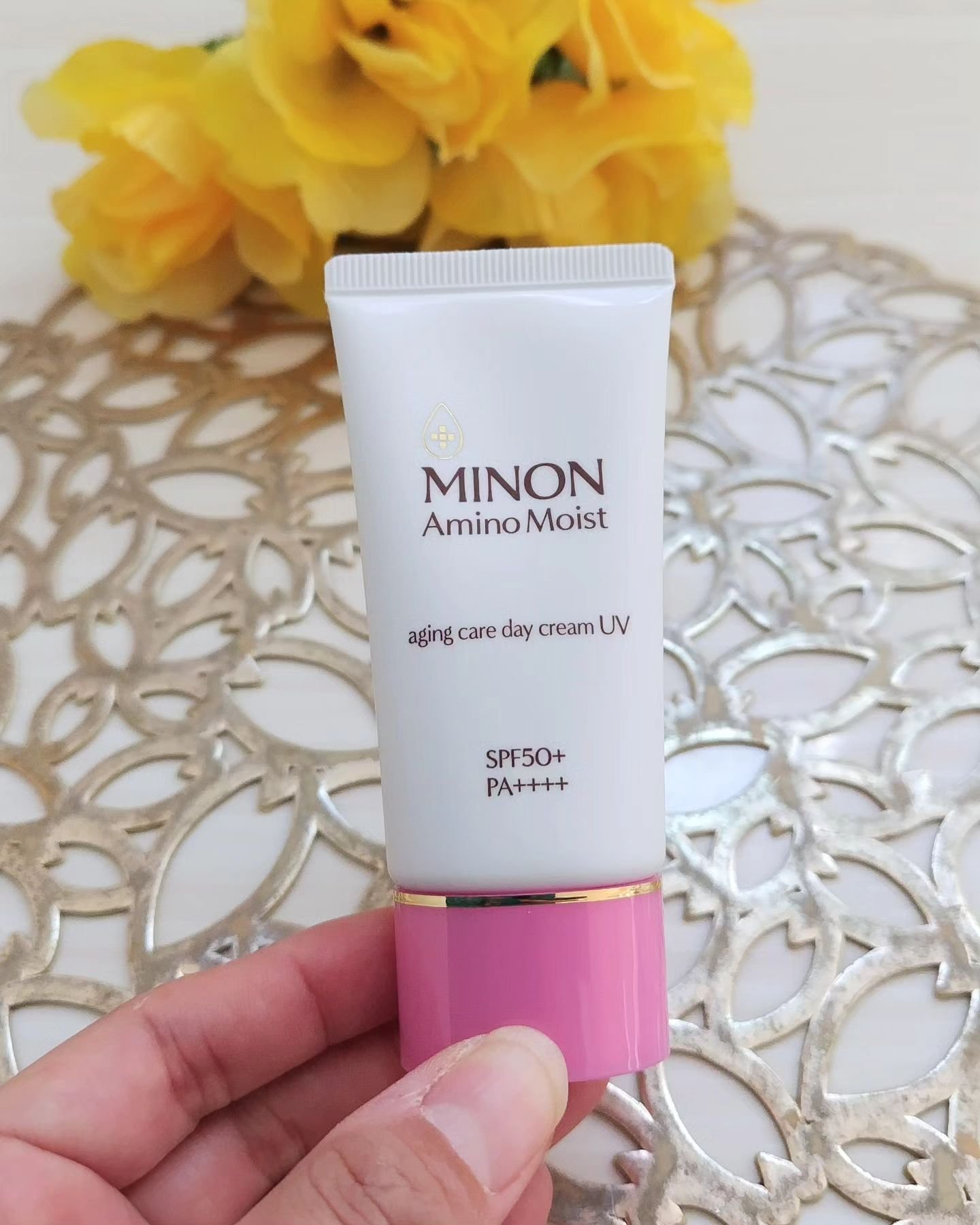 ミノン アミノモイスト エイジングケア デイクリームUV/ミノン/日焼け止めクリームを使ったクチコミ（3枚目）