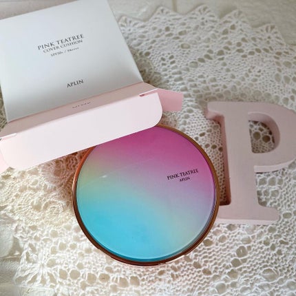 ピンクティーツリーカバークッション/APLIN/クッションファンデーションを使ったクチコミ(4枚目)