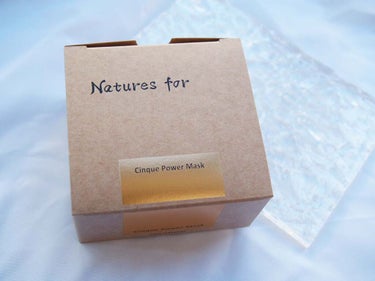 チンクエパワーマスク/Natures for/オールインワン化粧品を使ったクチコミ（1枚目）