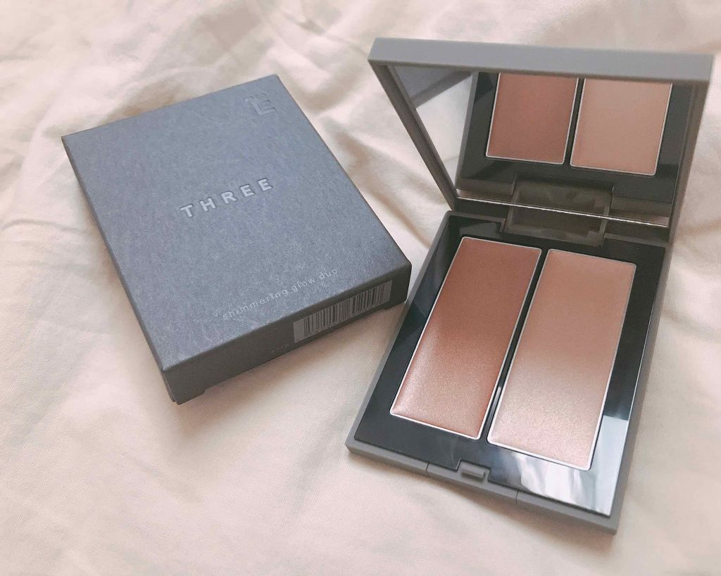 THREE シマリング グロー デュオ/THREE/クリームハイライトを使ったクチコミ（1枚目）