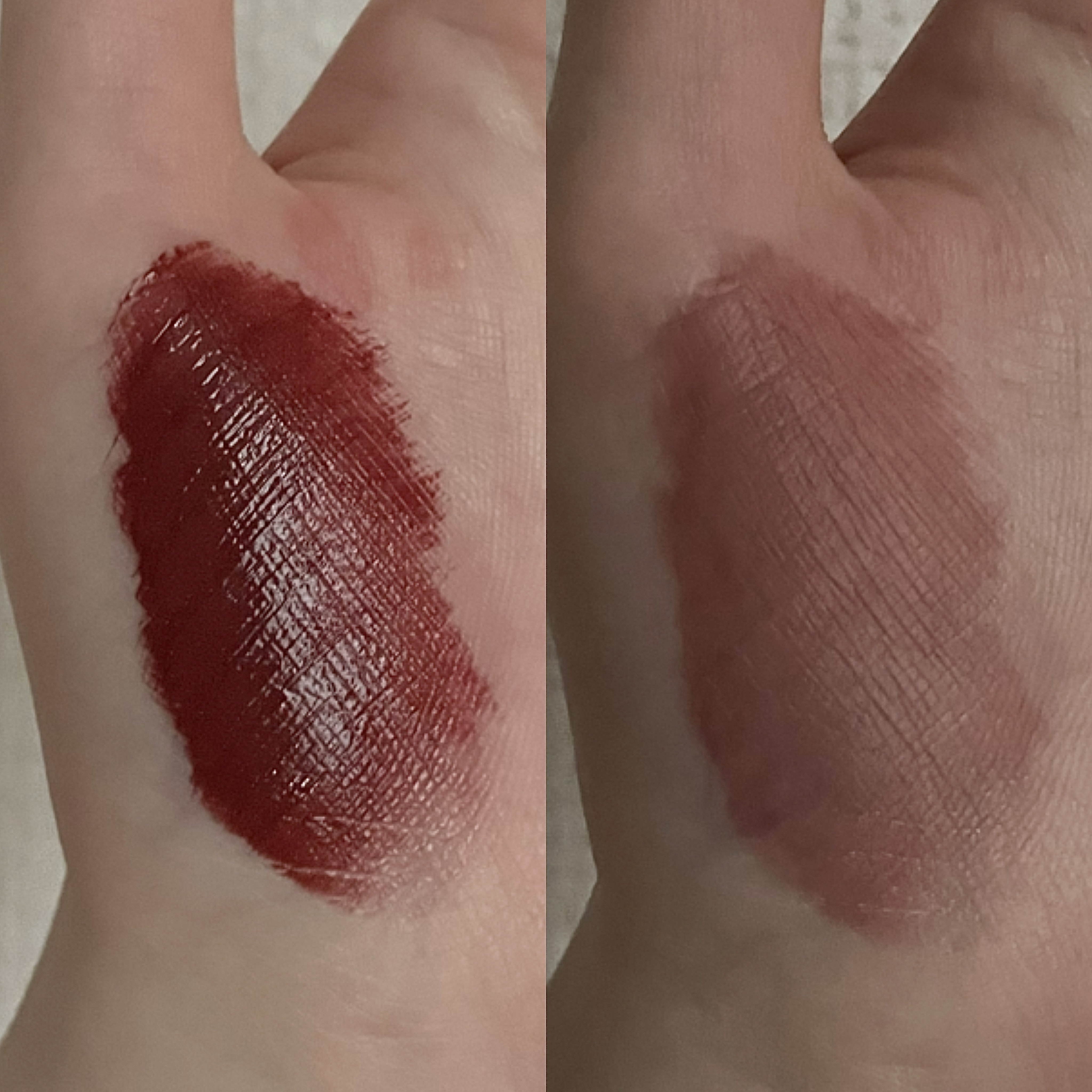 ジューシーラスティングティント/rom&nd/リップティントを使ったクチコミ（3枚目）