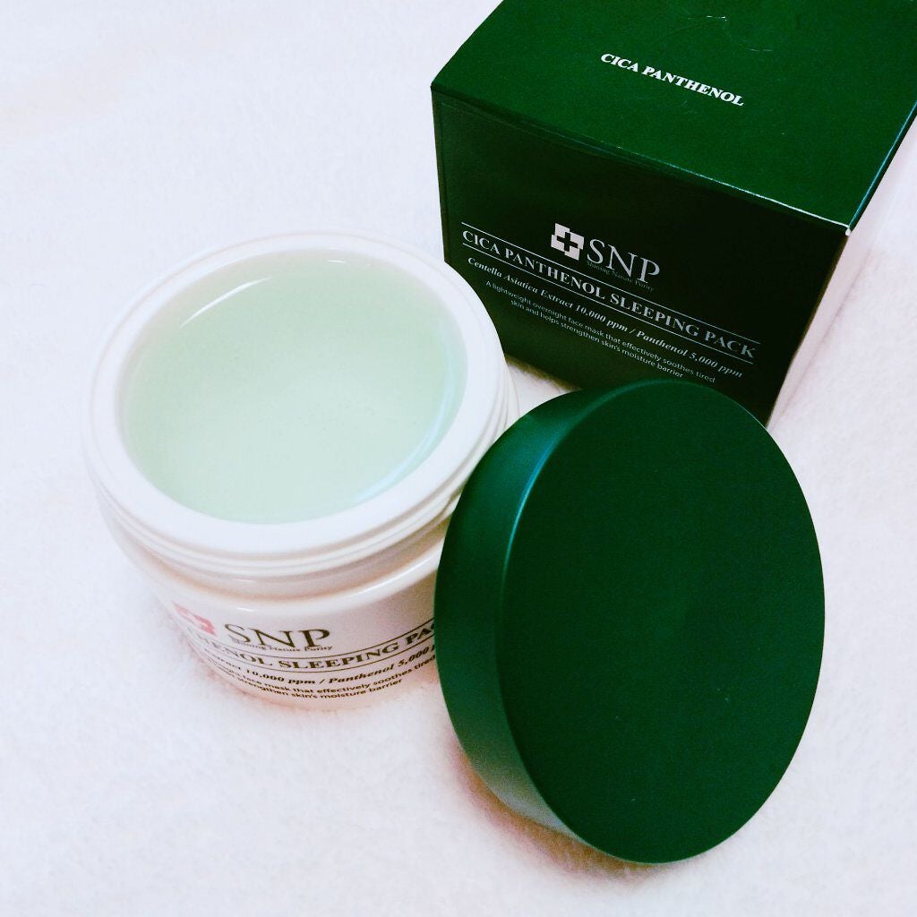 シカパンテノールスリーピングパック/SNP/フェイスクリームを使ったクチコミ(2枚目)