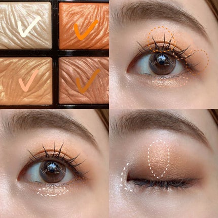 フラロッソ インテンソ アイシャドウ/アスタリフト/アイシャドウパレットを使ったクチコミ(3枚目)