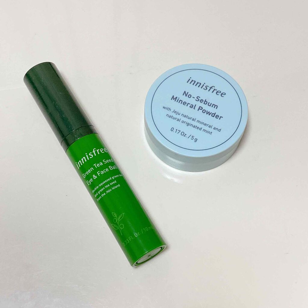 グリーンティーシード アイ＆フェイスボール/innisfree/美容液を使ったクチコミ（1枚目）