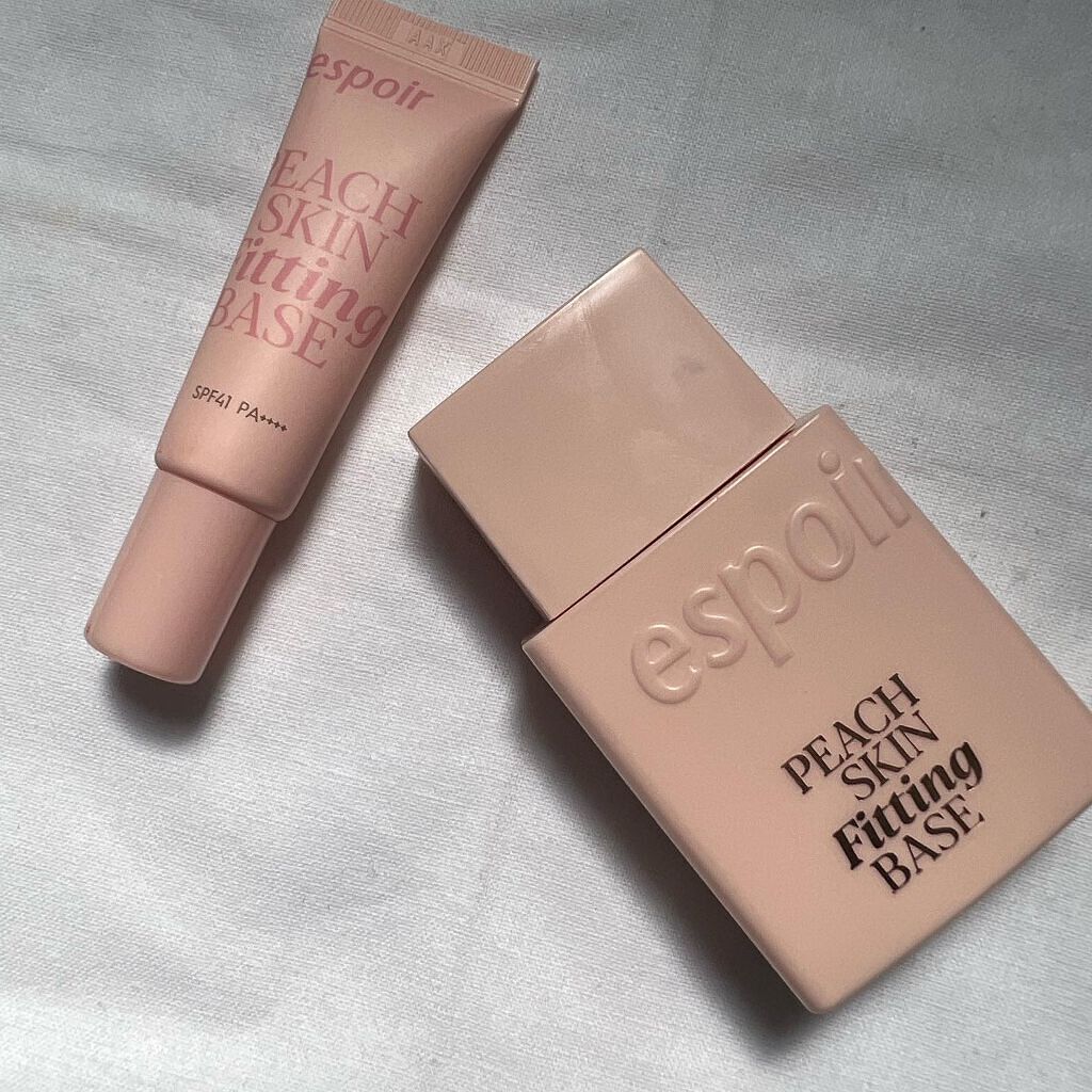 ピーチスキンフィッティングベース/espoir/化粧下地を使ったクチコミ（2枚目）