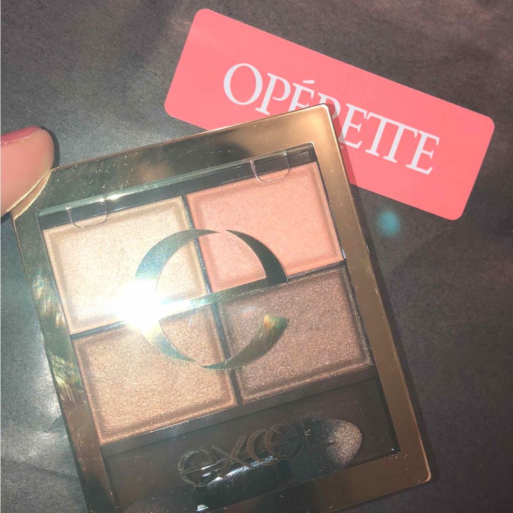 スキニーリッチシャドウ/excel/アイシャドウパレットを使ったクチコミ（1枚目）