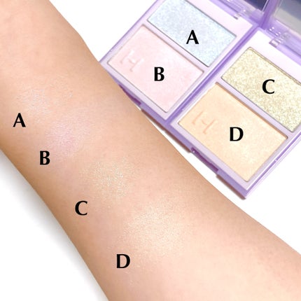 トゥルーディメンションレイヤリングハイライター/hince/パウダーハイライトを使ったクチコミ(8枚目)