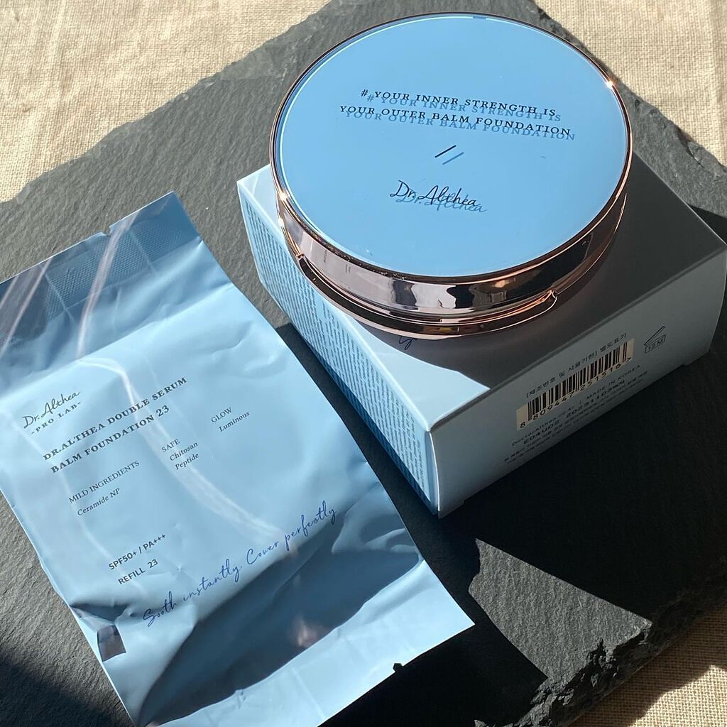 ダブル セラム バーム ファンデーション/Dr.Althea/クリーム・エマルジョンファンデーションを使ったクチコミ(6枚目)