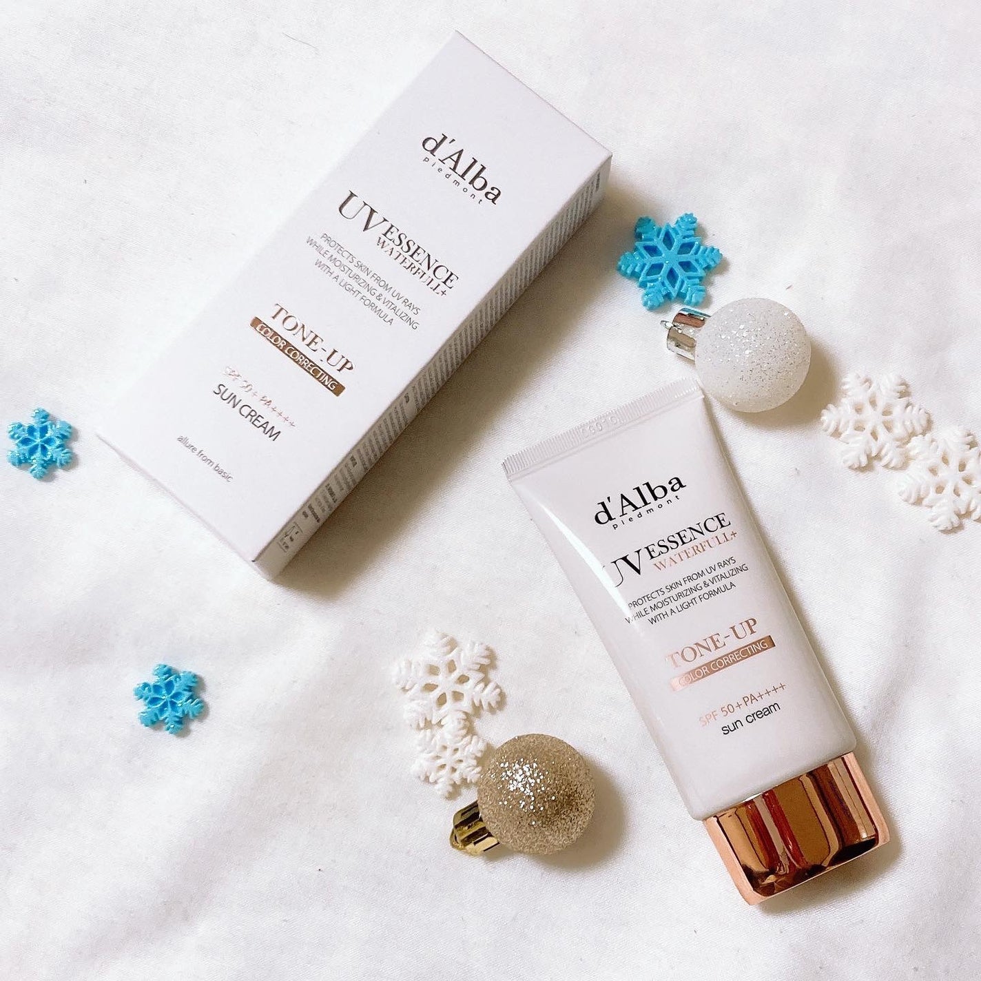 ウォータフルトーンアップサンクリーム/ダルバ/日焼け止めクリームを使ったクチコミ(1枚目)